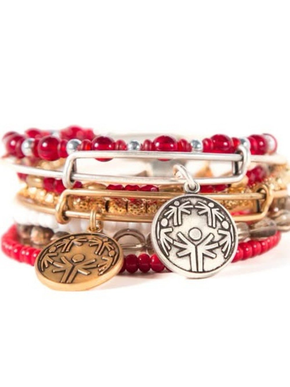 NWT Alex and Ani Special Olympics gold tone bangle bracelet- Retired - Picture 2 of 8